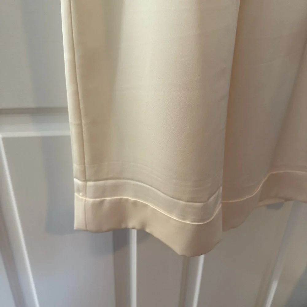 Cream Wide-Leg Pants - Picture 2 of 5